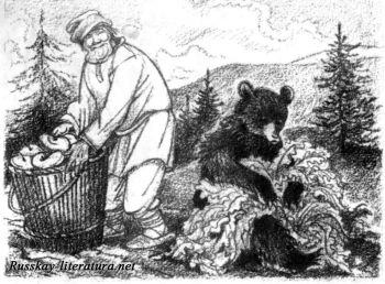 Мужик и медведь Русская народная сказка